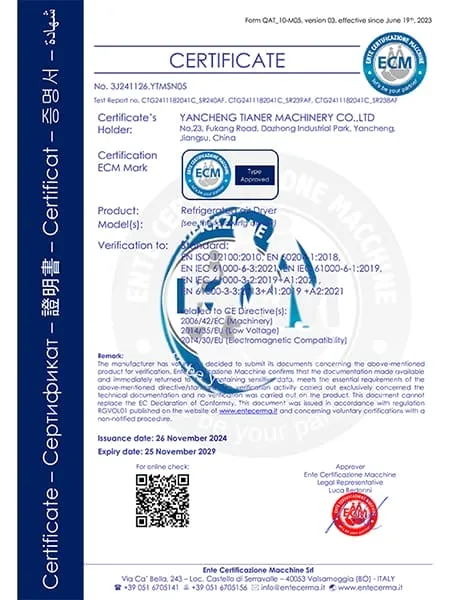 Certificación ECM Emitida por el Módulo de Certificación Europeo (ECM) 