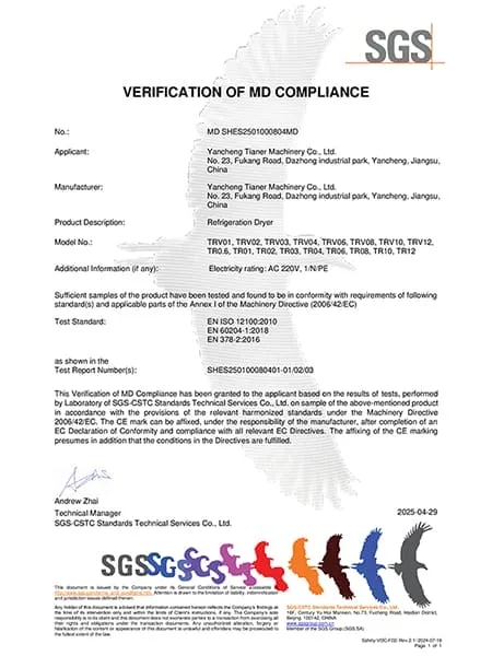 Certificación SGS 