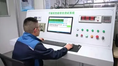 Laboratorio de pruebas de secadores de aire comprimido