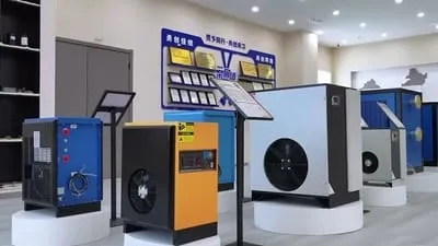 Sala de exposición de productos para el tratamiento del aire comprimido