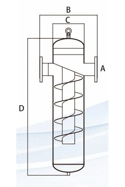 Separador de agua ciclónico